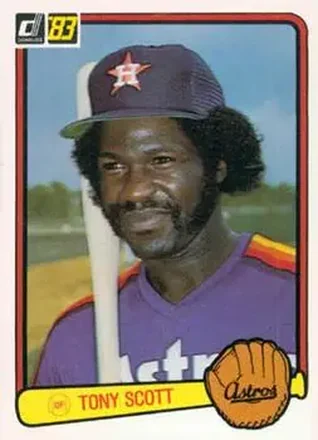 1983 Donruss #293 - Tony Scott - Houston Astros 1983 Donruss #293 - Tony Scott - Houston Astros
