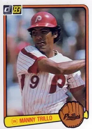1983 Donruss #294 - Manny Trillo - Philadelphia Phillies
