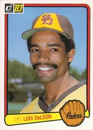 1983 Donruss #296 - Luis DeLeon - San Diego Padres