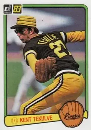 1983 Donruss #297 - Kent Tekulve - Pittsburgh Pirates 1983 Donruss #297 - Kent Tekulve - Pittsburgh Pirates