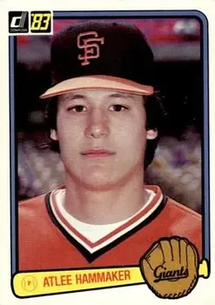 1983 Donruss #298 - Atlee Hammaker - San Francisco Giants