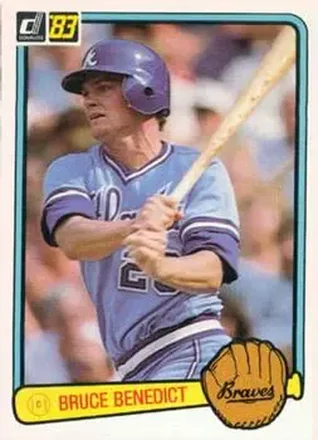 1983 Donruss #299 - Bruce Benedict - Atlanta Braves