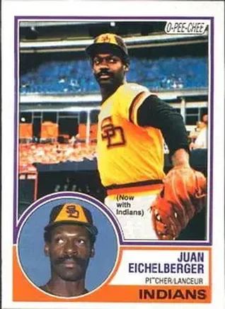 1983 O-Pee-Chee #168 - Juan Eichelberger - Cleveland Indians
