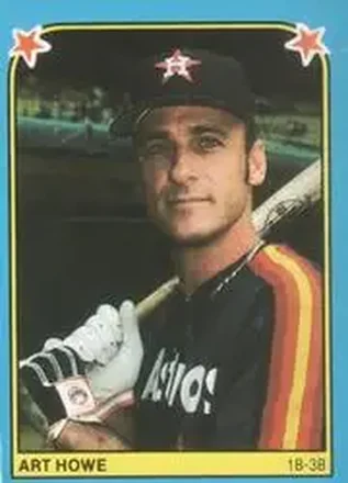 1983 Fleer Star Stickers #211 - Art Howe - Houston Astros