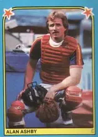 1983 Fleer Star Stickers #212 - Alan Ashby - Houston Astros