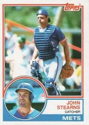 1983 Topps #212 - John Stearns - New York Mets 1983 Topps #212 - John Stearns - New York Mets