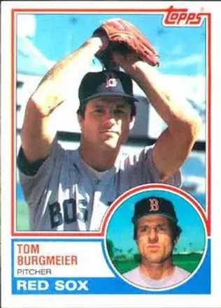 1983 Topps #213 - Tom Burgmeier - Boston Red Sox