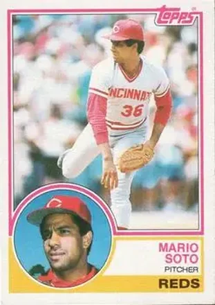 1983 Topps #215 - Mario Soto - Cincinnati Reds 1983 Topps #215 - Mario Soto - Cincinnati Reds