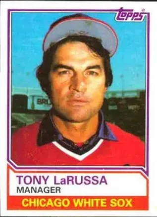 1983 Topps #216 - Tony La Russa - Chicago White Sox