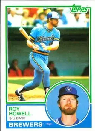 1983 Topps #218 - Roy Howell - Milwaukee Brewers