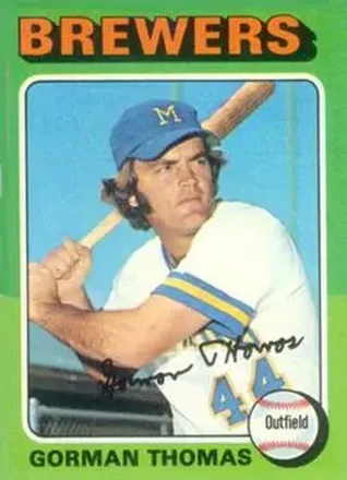 1975 Topps #532 - Gorman Thomas - Milwaukee Brewers