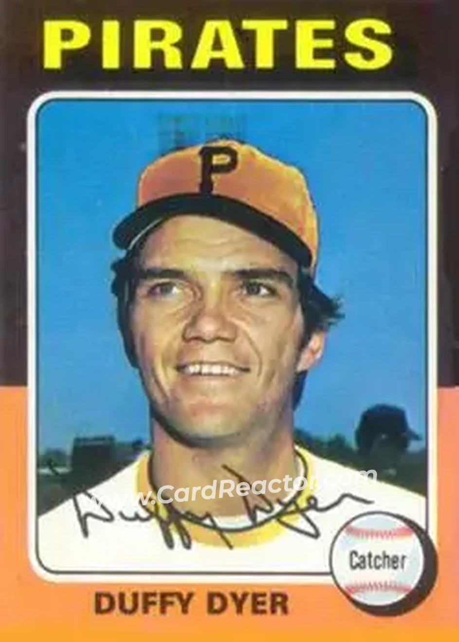 1975 Topps #538 - Duffy Dyer - Pittsburgh Pirates - Front