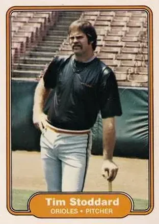 1982 Fleer #181 - Tim Stoddard - Baltimore Orioles