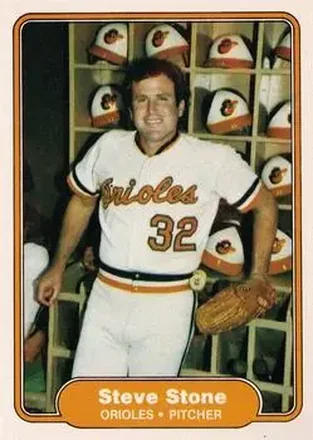 1982 Fleer #182 - Steve Stone - Baltimore Orioles