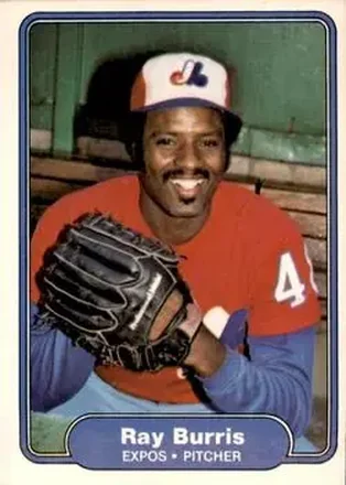1982 Fleer #184 - Ray Burris - Montreal Expos