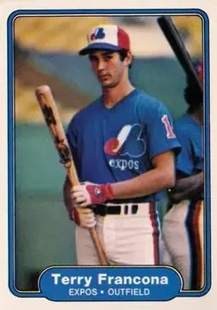 1982 Fleer #188 - Terry Francona - Montreal Expos 1982 Fleer #188 - Terry Francona - Montreal Expos