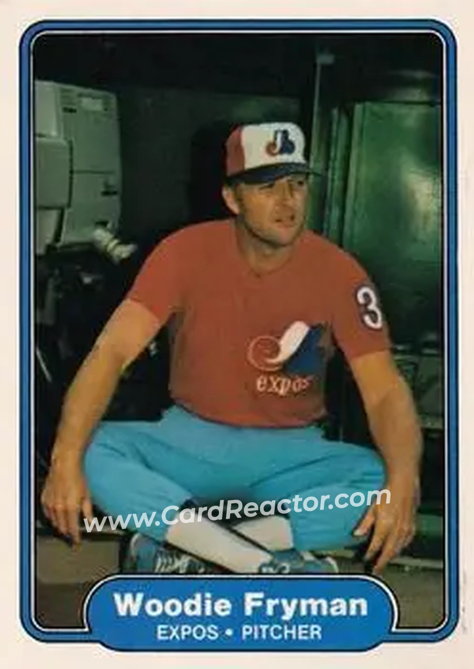 1982 Fleer #189 - Woody Fryman - Montreal Expos - Front 1982 Fleer #189 - Woody Fryman - Montreal Expos - Front