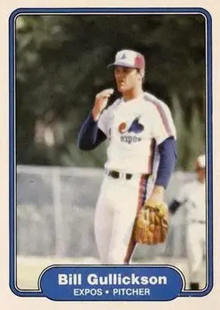 1982 Fleer #190 - Bill Gullickson - Montreal Expos
