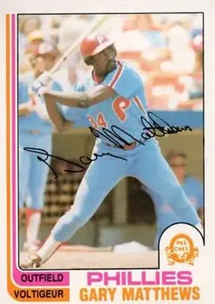 1982 O-Pee-Chee #151 - Gary Matthews - Philadelphia Phillies