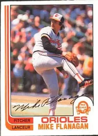 1982 O-Pee-Chee #153 - Mike Flanagan - Baltimore Orioles