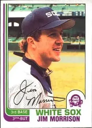 1982 O-Pee-Chee #154 - Jim Morrison - Chicago White Sox