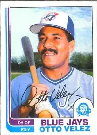 1982 O-Pee-Chee #155 - Otto Velez - Toronto Blue Jays