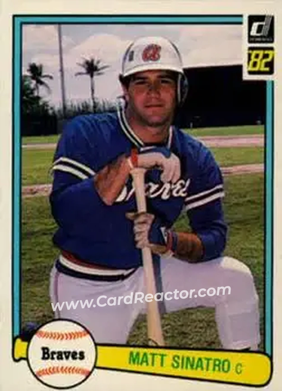 1982 Donruss #149 - Matt Sinatro - Atlanta Braves - Front