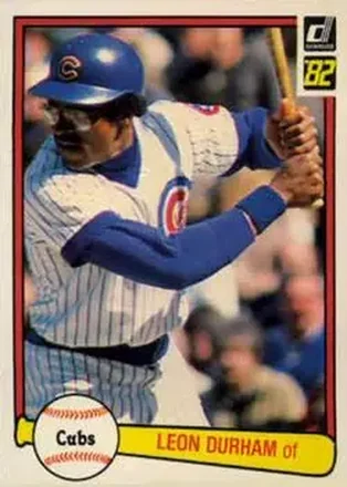1982 Donruss #151 - Leon Durham - Chicago Cubs