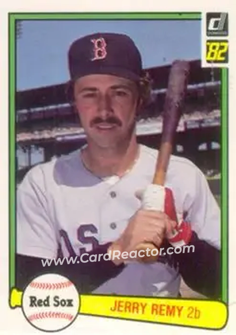 1982 Donruss #156 - Jerry Remy - Boston Red Sox - Front