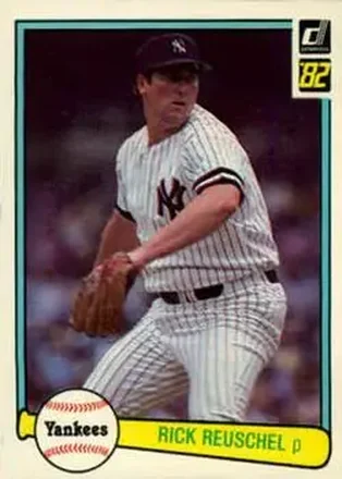 1982 Donruss #157 - Rick Reuschel - New York Yankees