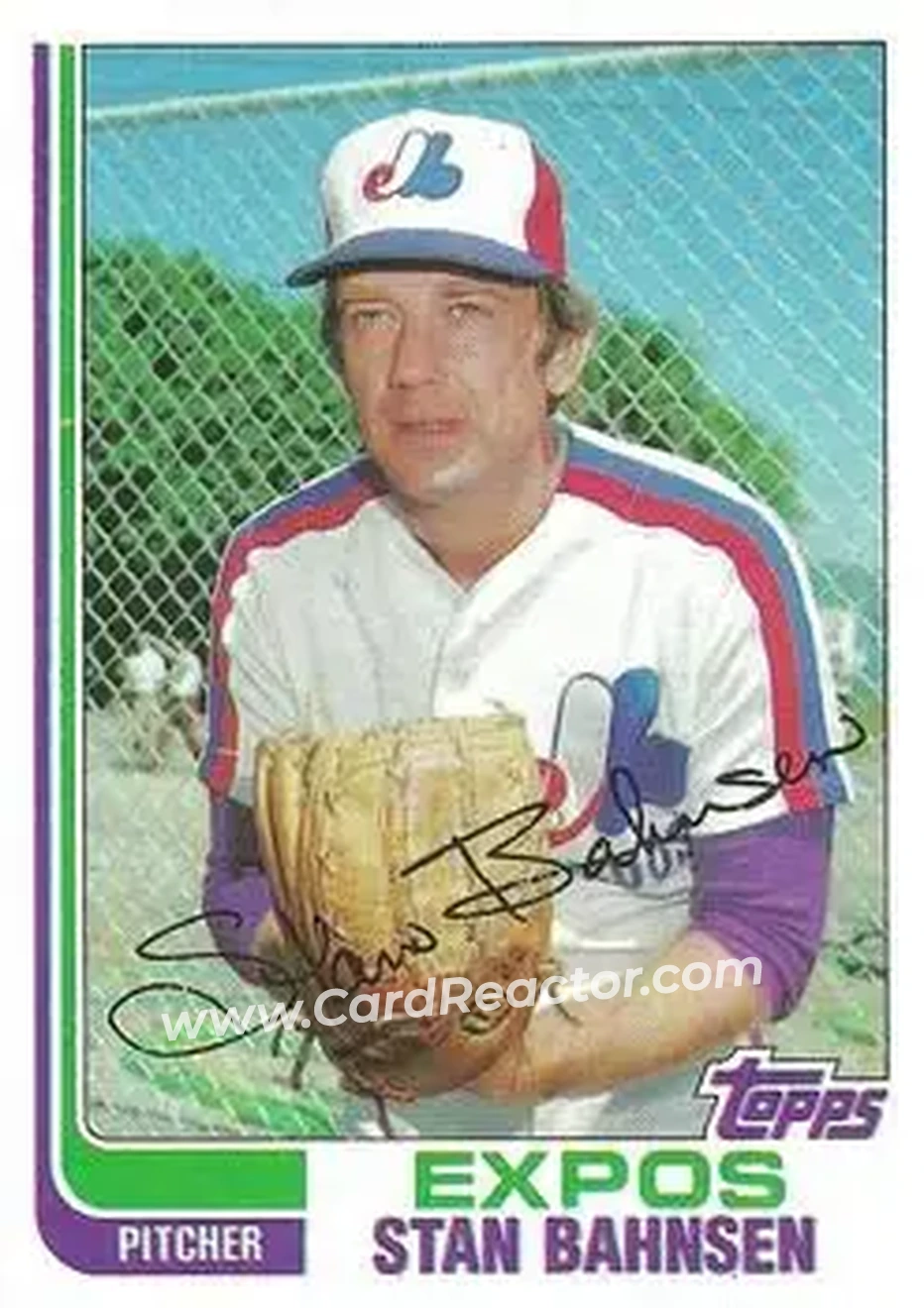 1982 Topps #131 - Stan Bahnsen - Montreal Expos - Front
