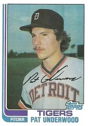 1982 Topps #133 - Pat Underwood - Detroit Tigers 1982 Topps #133 - Pat Underwood - Detroit Tigers