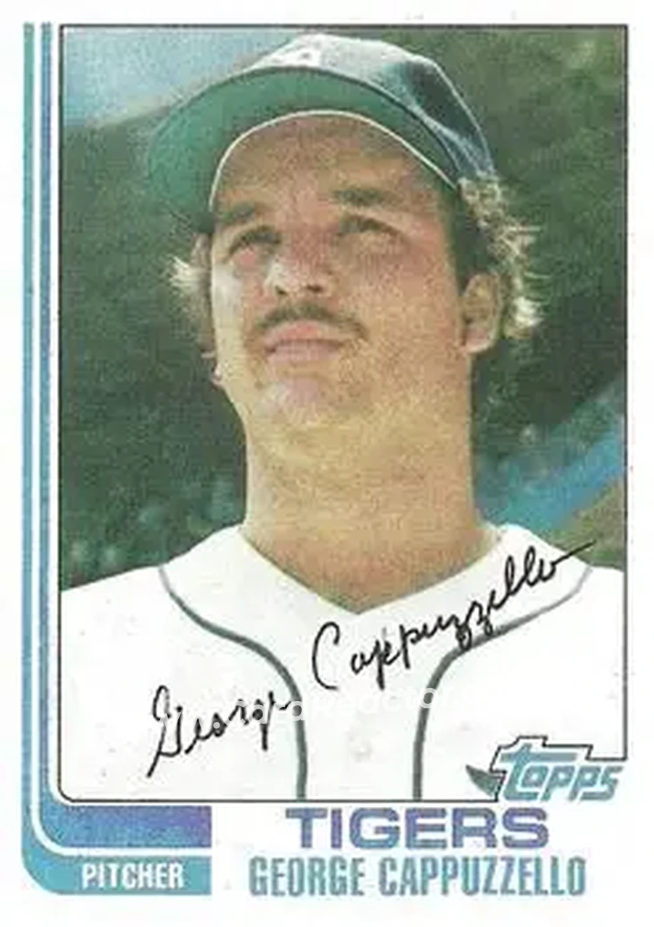 1982 Topps #137 - George Cappuzzello - Detroit Tigers - Front