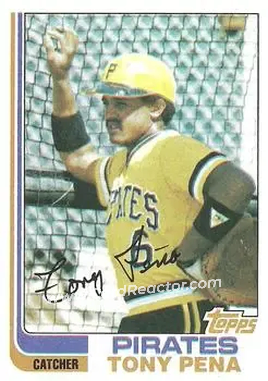 1982 Topps #138 - Tony Pena - Pittsburgh Pirates - Front 1982 Topps #138 - Tony Pena - Pittsburgh Pirates - Front
