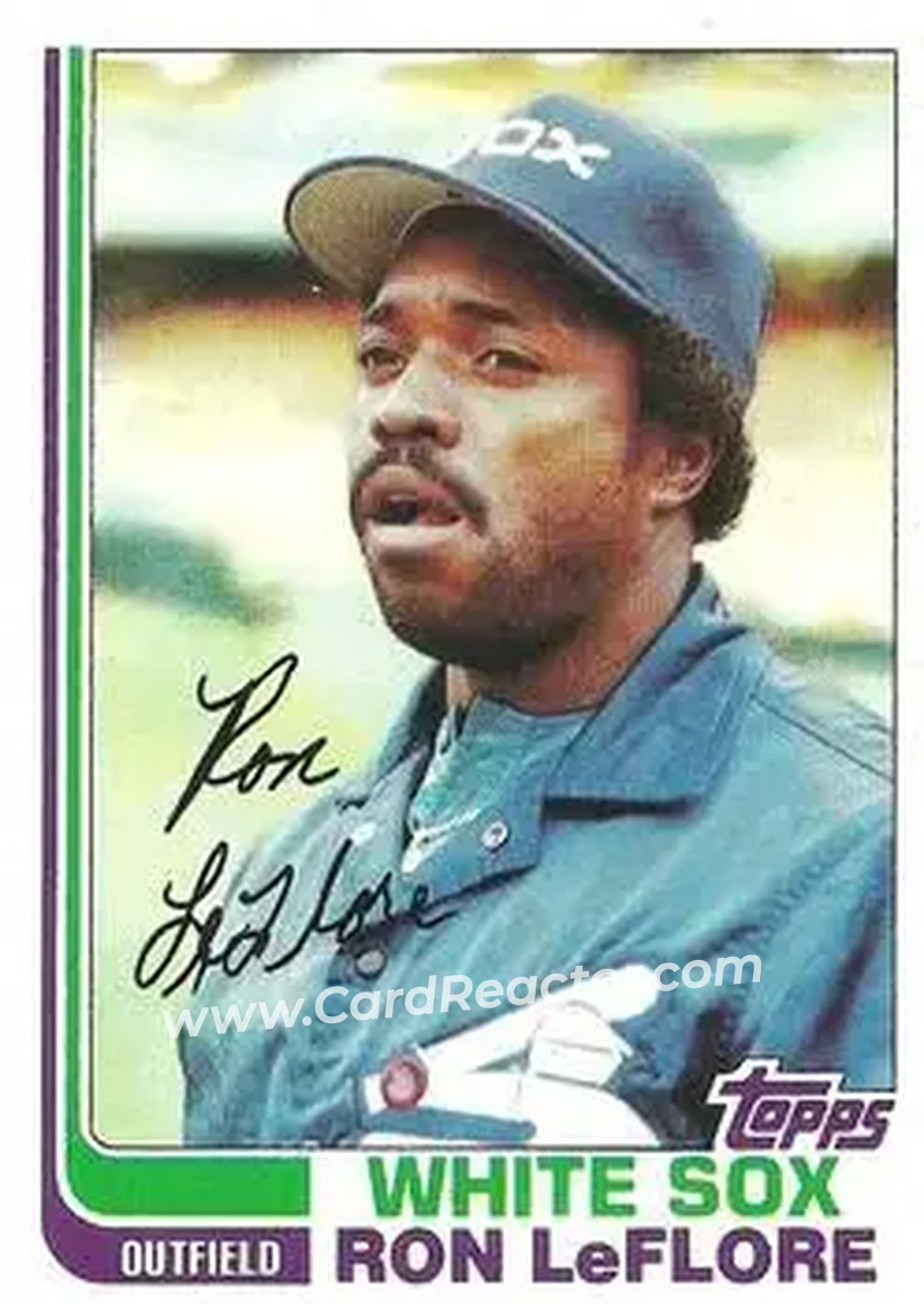 1982 Topps #140 - Ron LeFlore - Chicago White Sox - Front