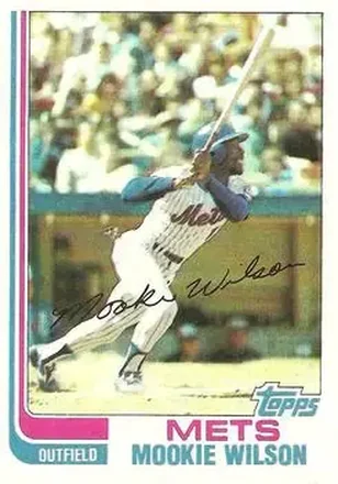 1982 Topps #143 - Mookie Wilson - New York Mets 1982 Topps #143 - Mookie Wilson - New York Mets