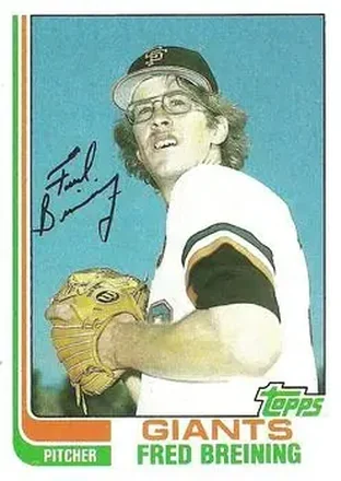 1982 Topps #144 - Fred Breining - San Francisco Giants