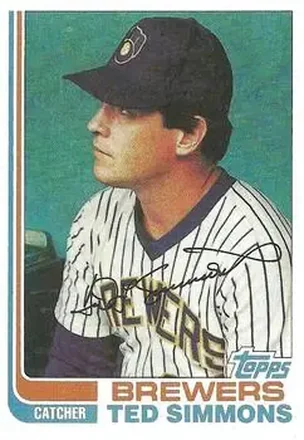 1982 Topps #150 - Ted Simmons - Milwaukee Brewers