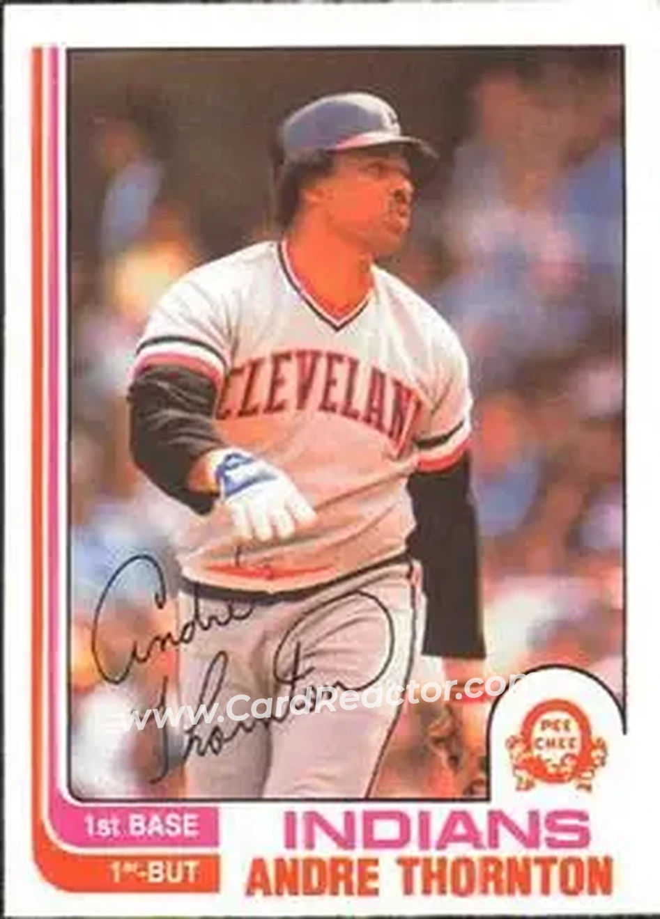 1982 O-Pee-Chee #161 - Andre Thornton - Cleveland Indians - Front