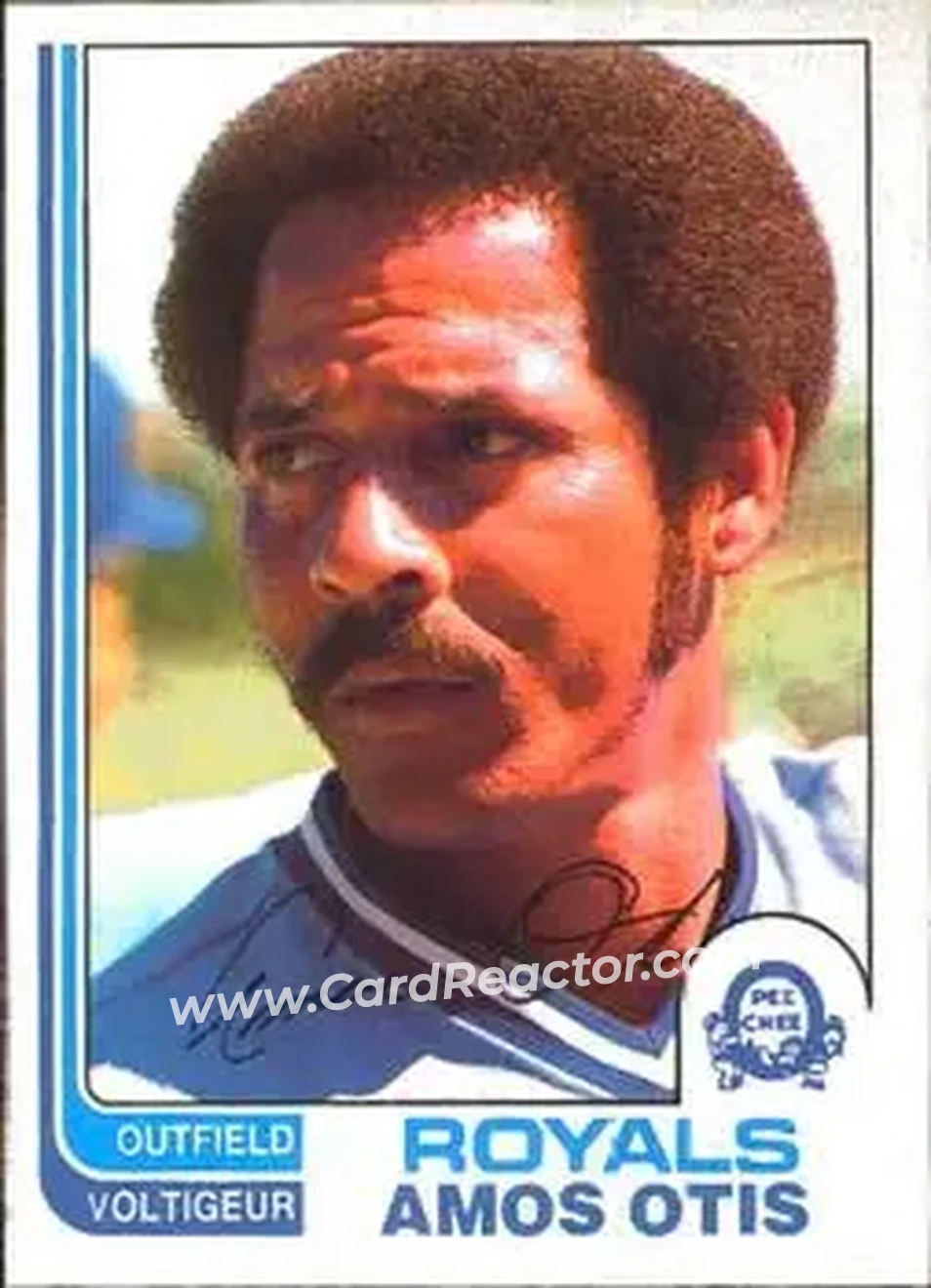1982 O-Pee-Chee #162 - Amos Otis - Kansas City Royals - Front 1982 O-Pee-Chee #162 - Amos Otis - Kansas City Royals - Front