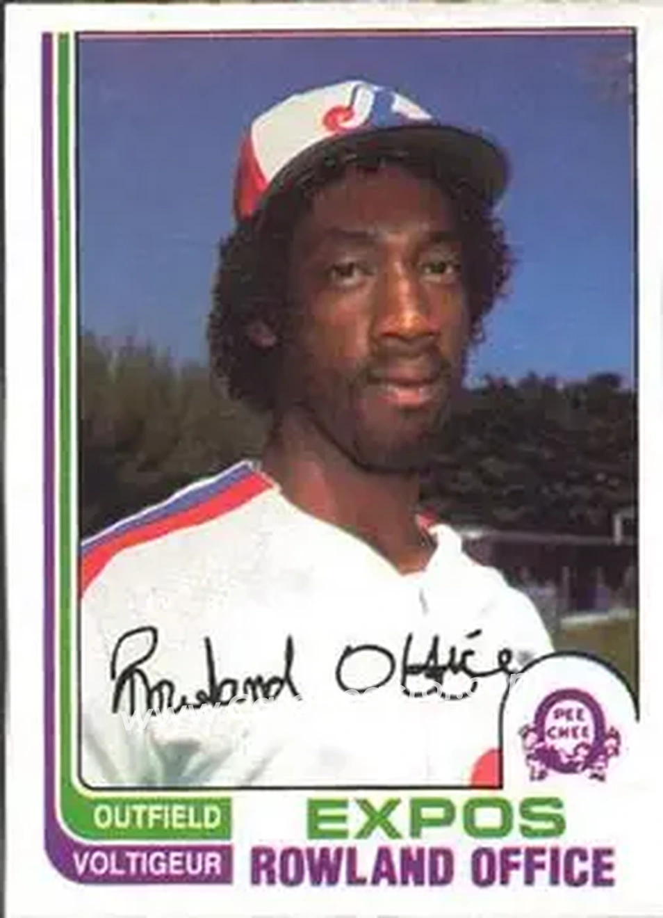 1982 O-Pee-Chee #165 - Rowland Office - Montreal Expos - Front