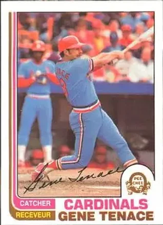 1982 O-Pee-Chee #166 - Gene Tenace - St. Louis Cardinals 1982 O-Pee-Chee #166 - Gene Tenace - St. Louis Cardinals