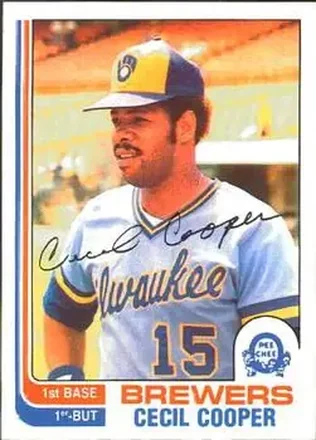 1982 O-Pee-Chee #167 - Cecil Cooper - Milwaukee Brewers 1982 O-Pee-Chee #167 - Cecil Cooper - Milwaukee Brewers
