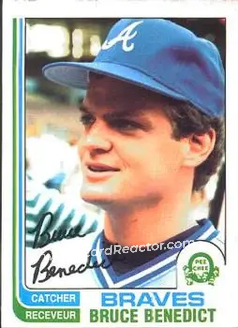 1982 O-Pee-Chee #168 - Bruce Benedict - Atlanta Braves - Front