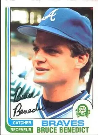 1982 O-Pee-Chee #168 - Bruce Benedict - Atlanta Braves