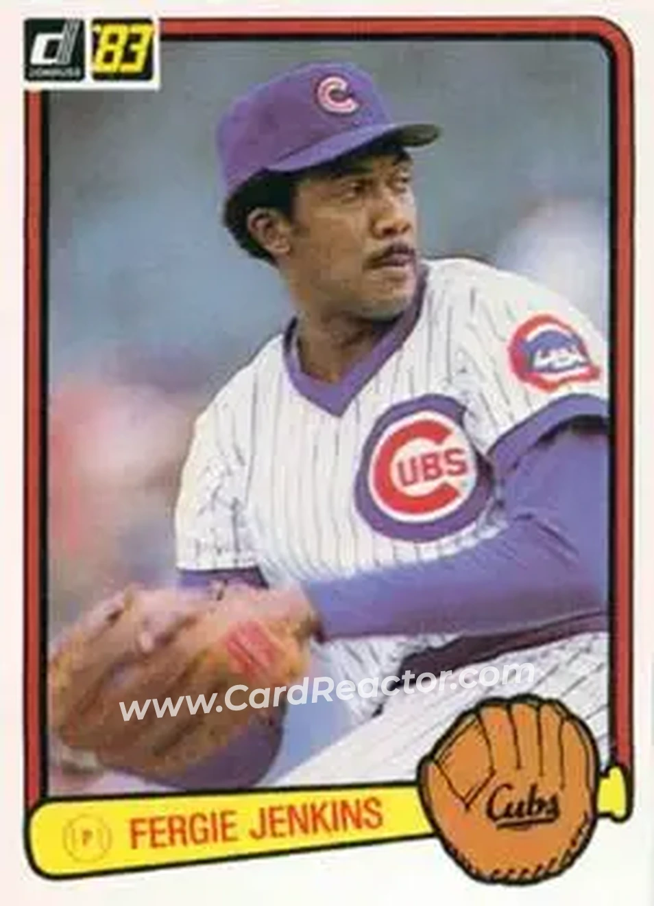 1983 Donruss #300 - Ferguson Jenkins - Chicago Cubs - Front 1983 Donruss #300 - Ferguson Jenkins - Chicago Cubs - Front