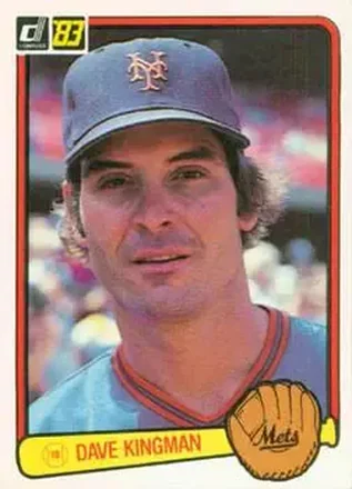 1983 Donruss #301 - Dave Kingman - New York Mets