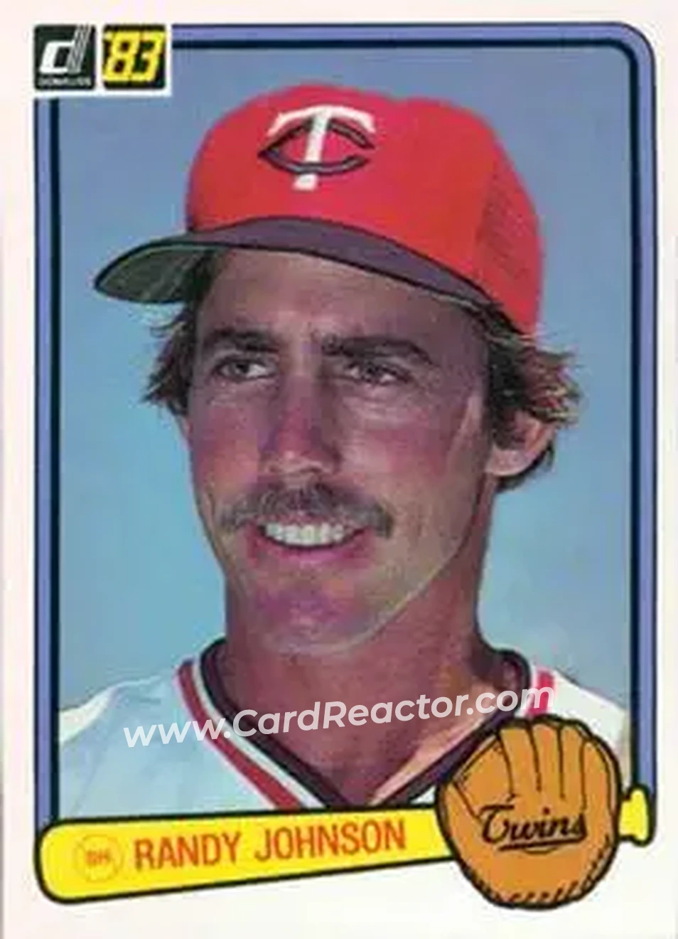 1983 Donruss #305 - Randy Johnson - Minnesota Twins - Front