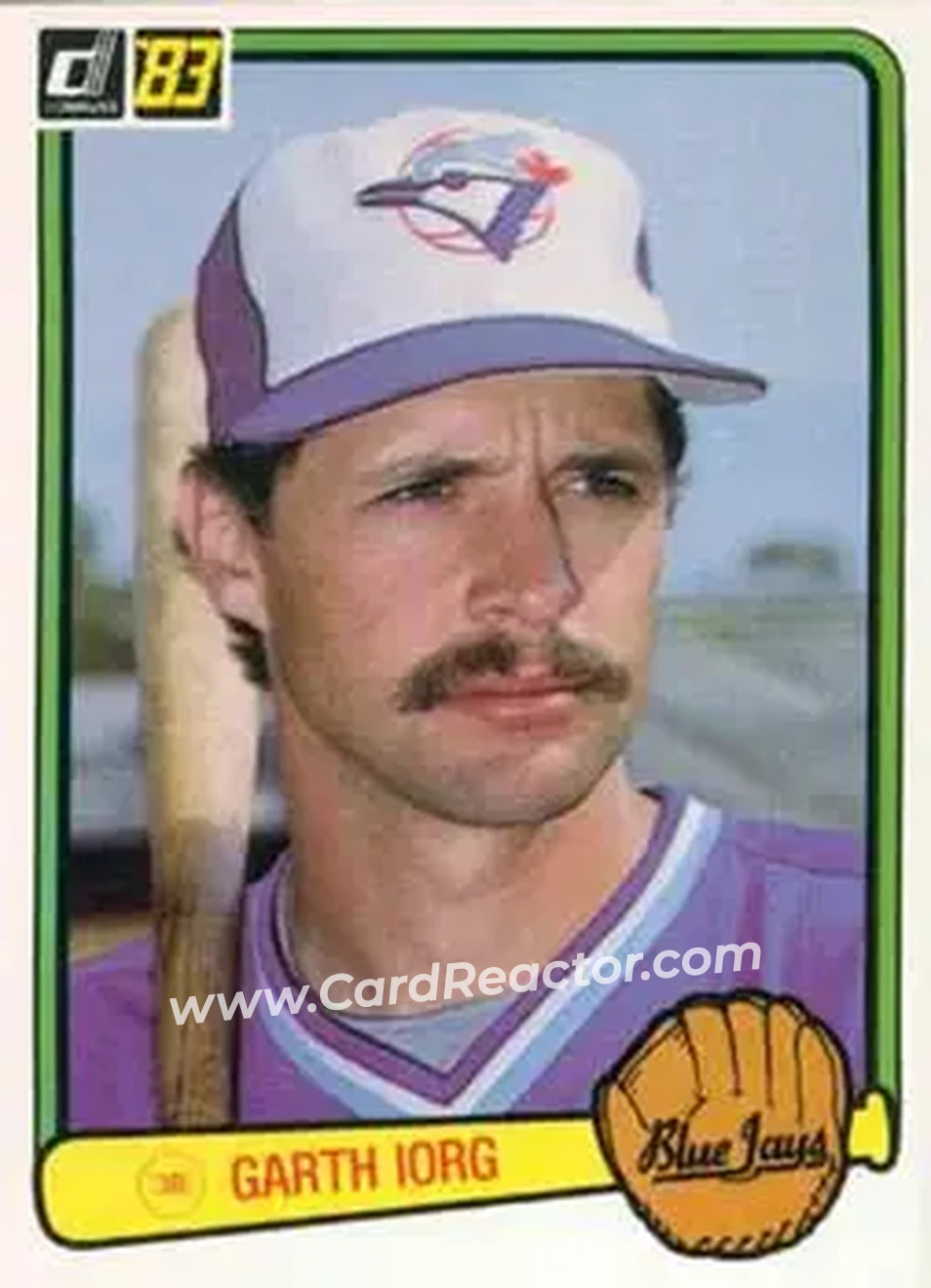 1983 Donruss #306 - Garth Iorg - Toronto Blue Jays - Front