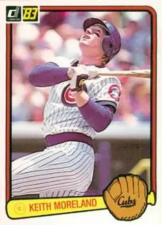 1983 Donruss #309 - Keith Moreland - Chicago Cubs